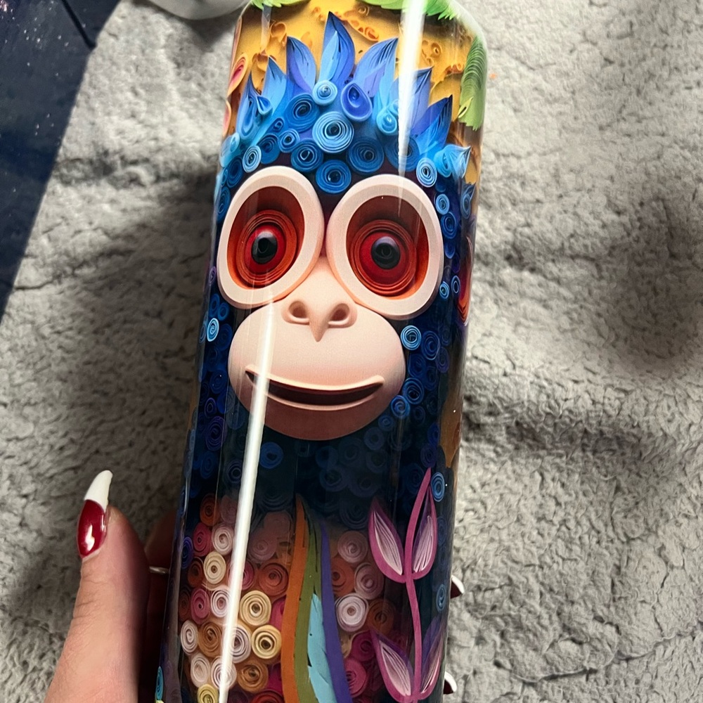 20oz tumbler with straw